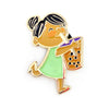 Bunhead Boba Girl Enamel Pin