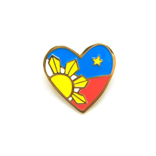 Filipino Heart Enamel Pin