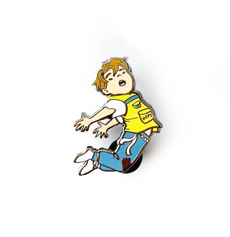 Run BTS Flying Jin Enamel Pin