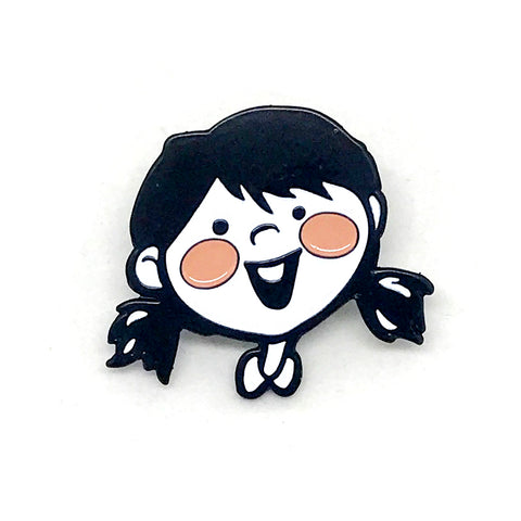 Little Girl Enamel Pin