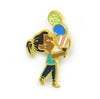 Ice Cream Girl Enamel Pin