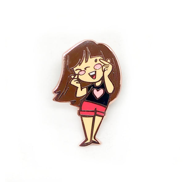 K-Pop Fan Girl Enamel Pin