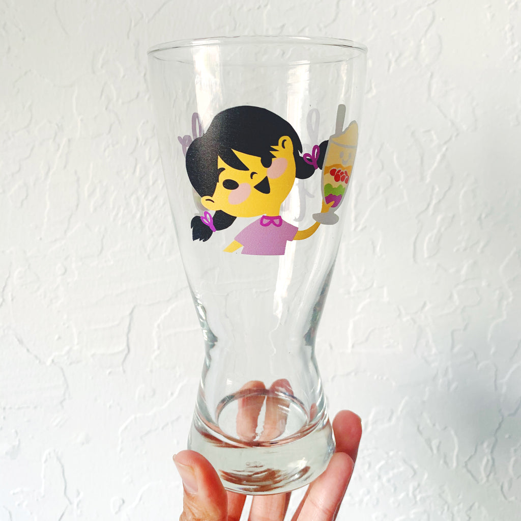 Halo Halo Dessert Glass