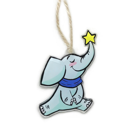 Elephant Holiday Ornament