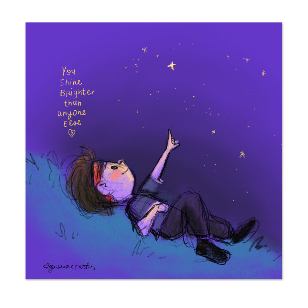 BTS Suga Mikrokosmos Art Print