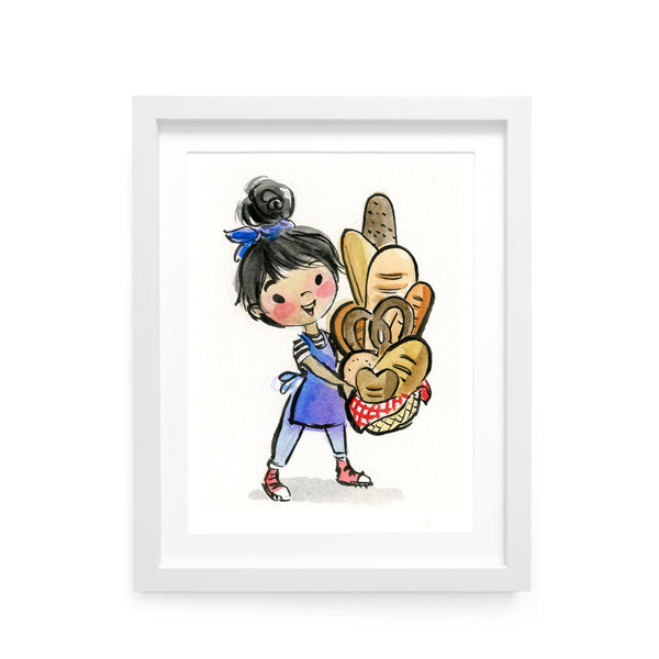 Bread Girl Limited Edition Art Print