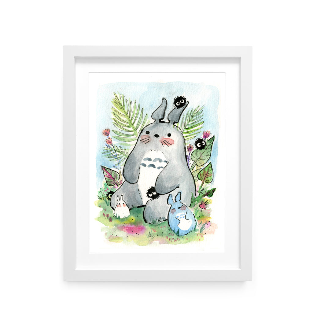 Garden Totoro Limited Edition Print