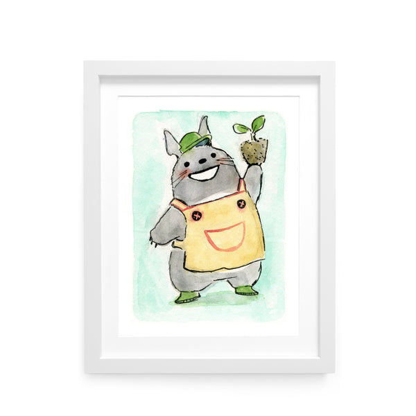 ACNH Leif Totoro Limited Edition Art Print