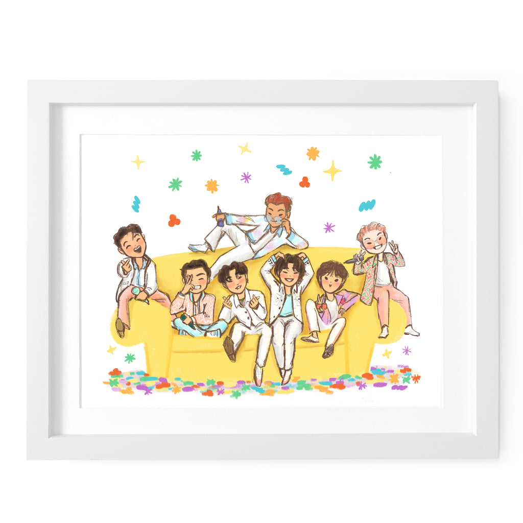 BTS Permission to Dance Art Print