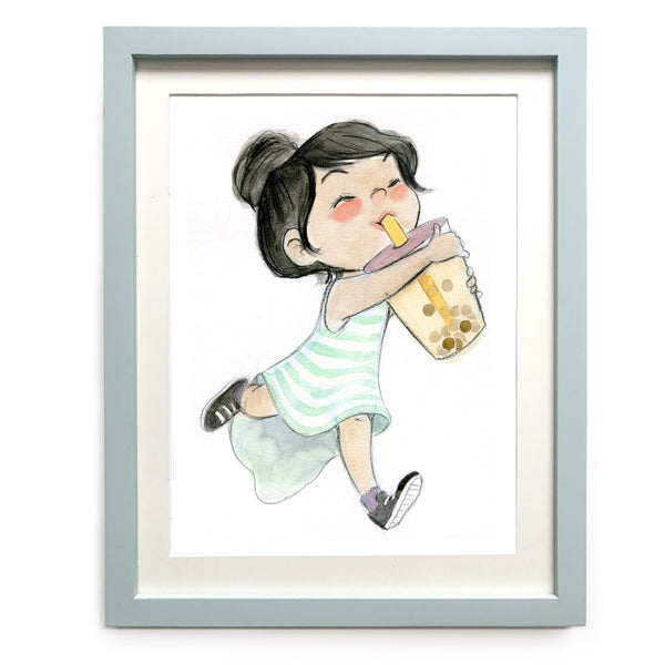 Boba Girl Art Print