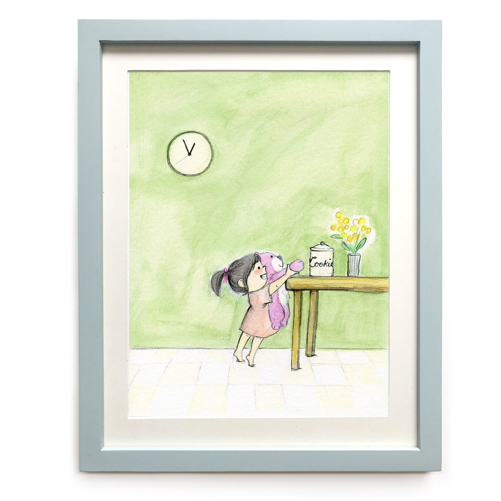 Cookie Grab Art Print