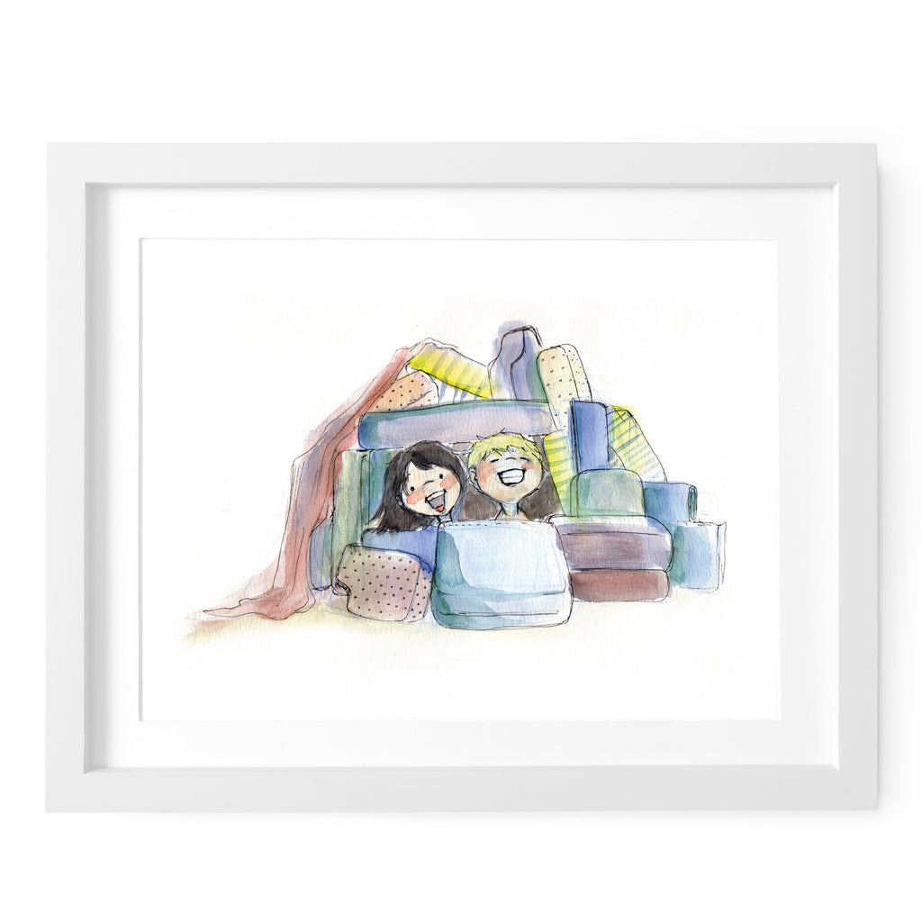 Pillow Fort Art Print