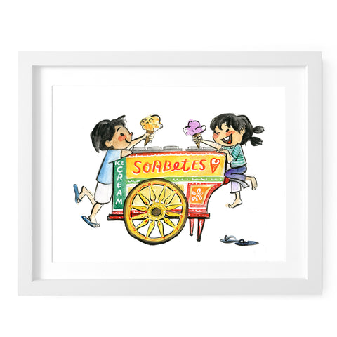 Sorbetes Art Print