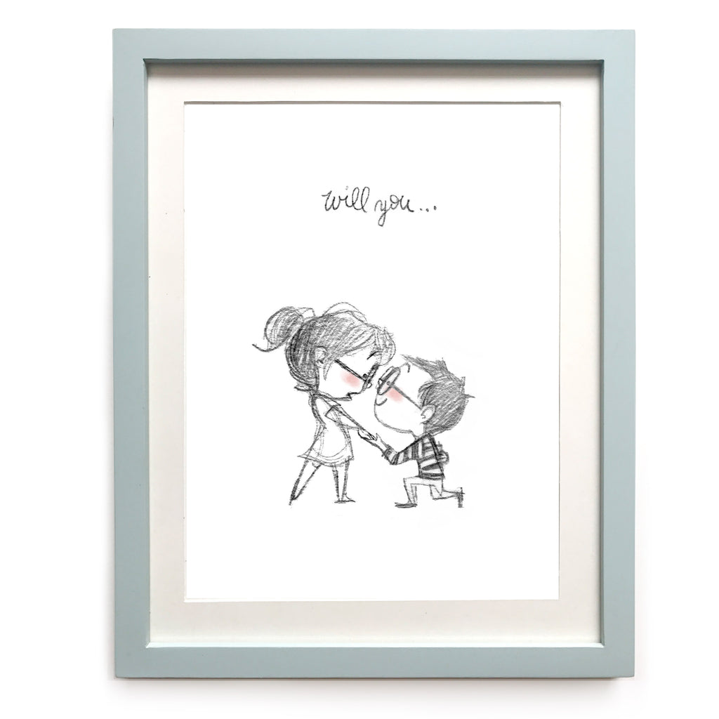 Will You? Art Print