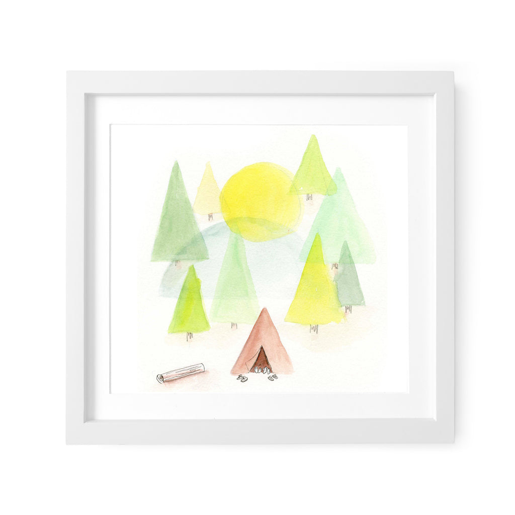 Our Tent Art Print