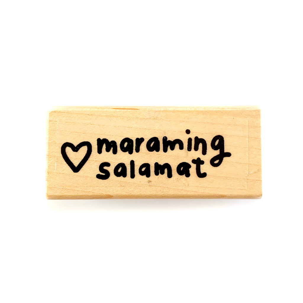 Maraming Salamat Rubber Stamp