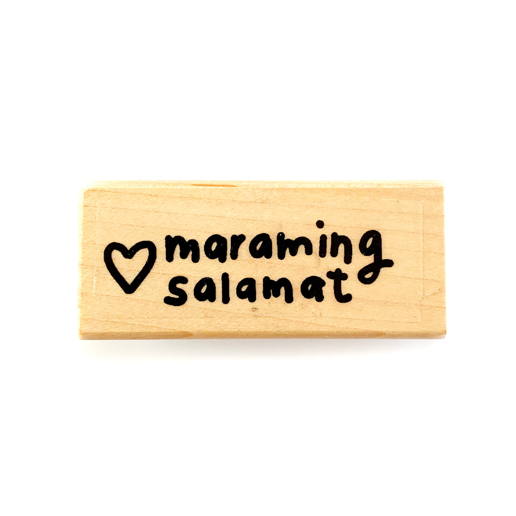 Maraming Maraming Salamat Rubber Stamp โ Le Petit Elefant