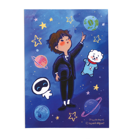 The Astronaut Jin Sticker Sheet