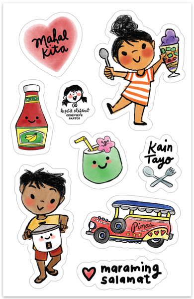 Filipino Sticker Sheet