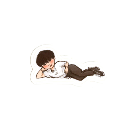 Laying Down Suga Sticker