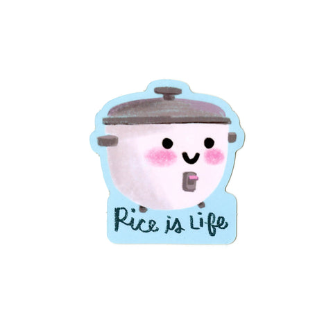 Rice Is Life Vinyl Sticker