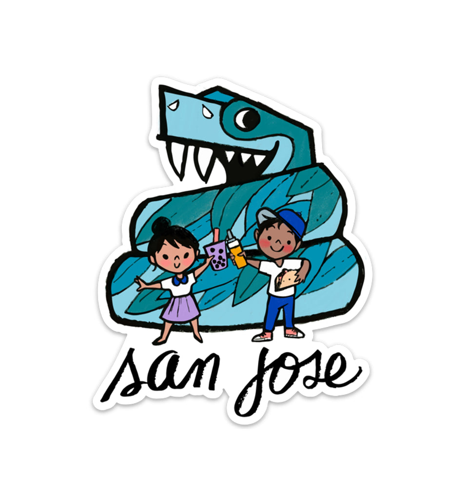 San Jose Vinyl Sticker