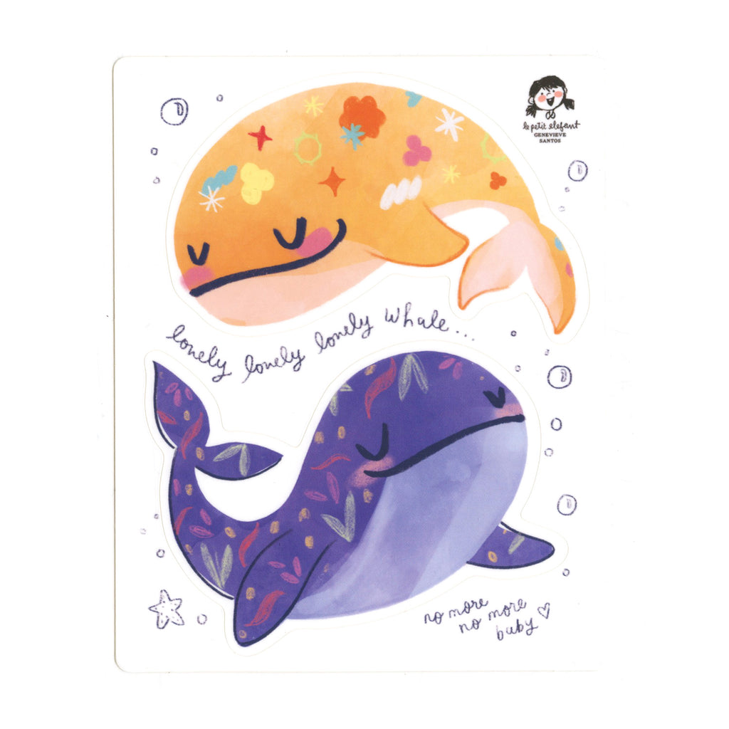 BTS Whalien 52 Sticker Sheet