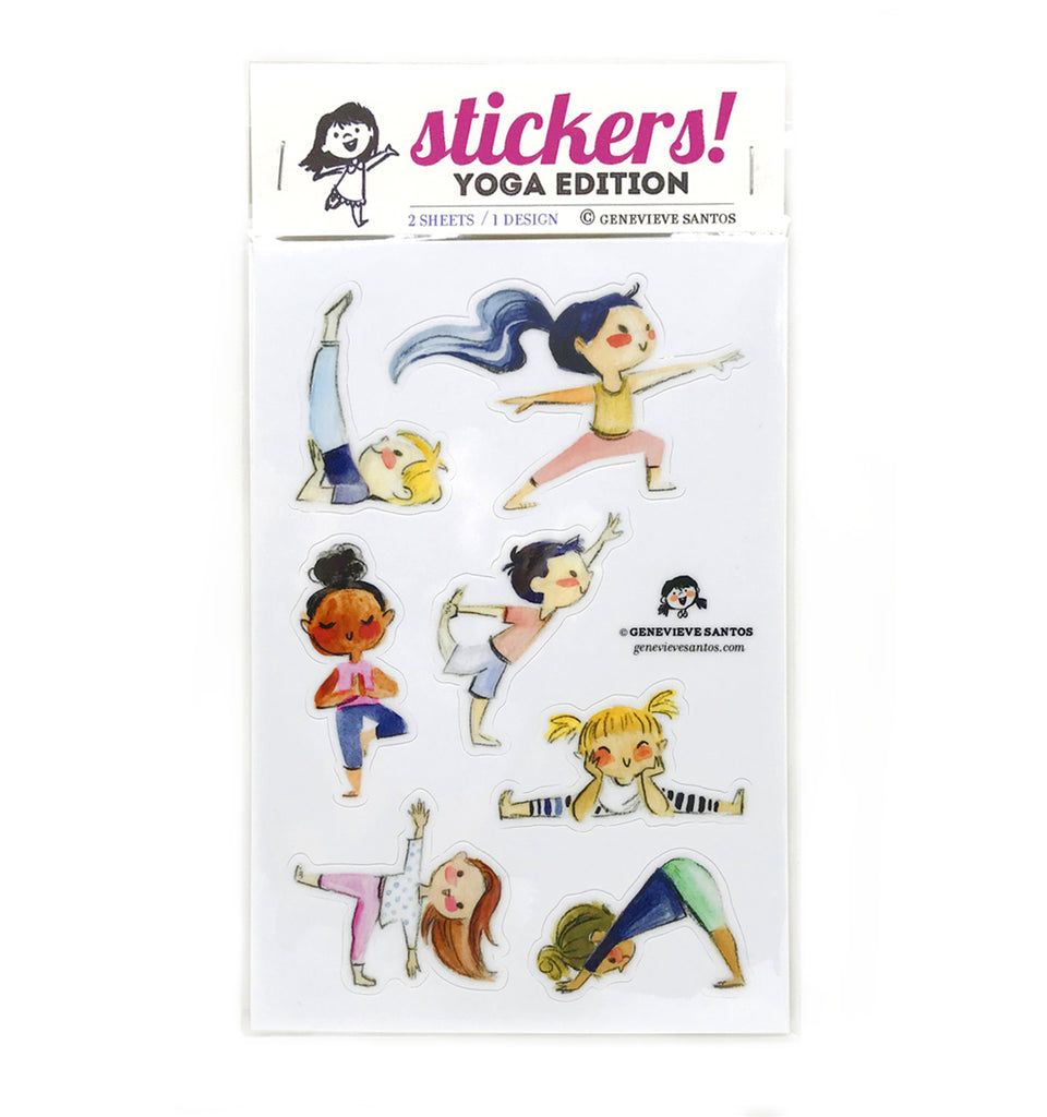 Yoga Sticker Set