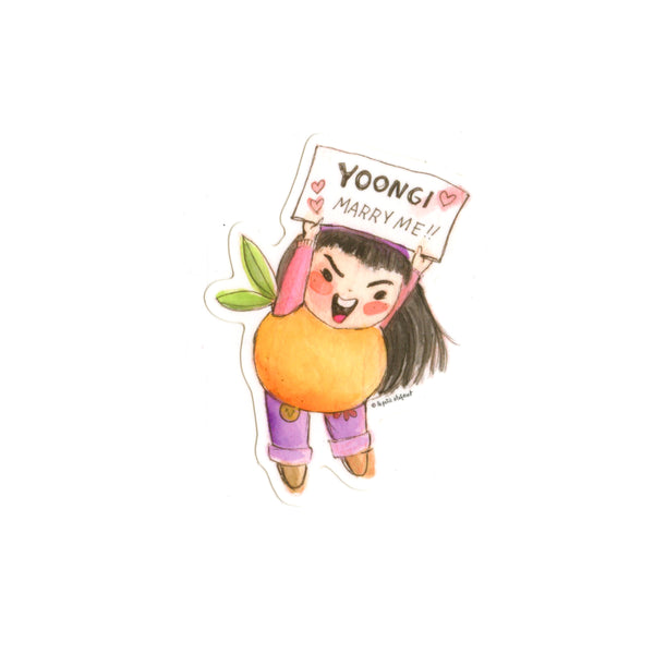 Marry Me Yoongi  Sticker