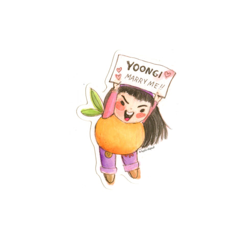 Marry Me Yoongi  Sticker