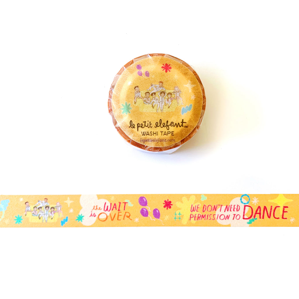 Permission To Dance Washi Tape - Limited