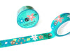 Soot Balls and Flowers Foil Washi Tape