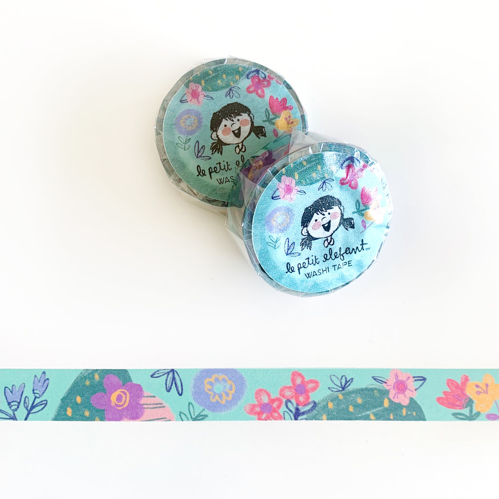 Abstract Florals Washi Tape