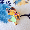 Bunhead Boba Girl Enamel Pin