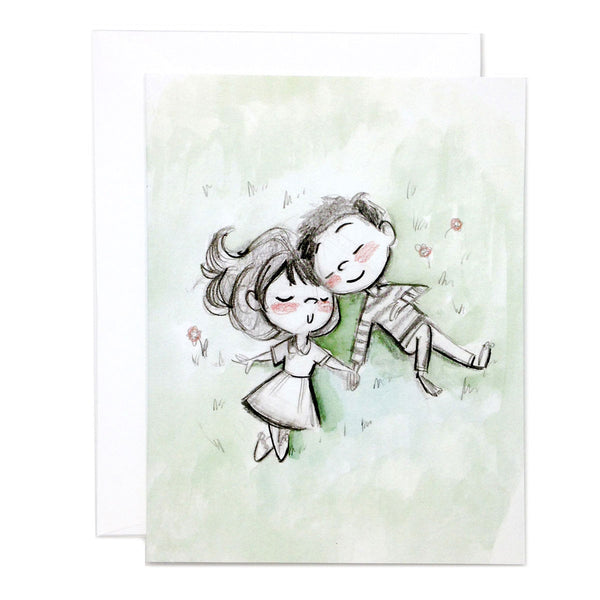 Sleepy Picnic Greeting Card