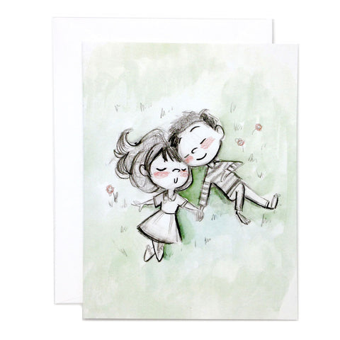 Sleepy Picnic Greeting Card