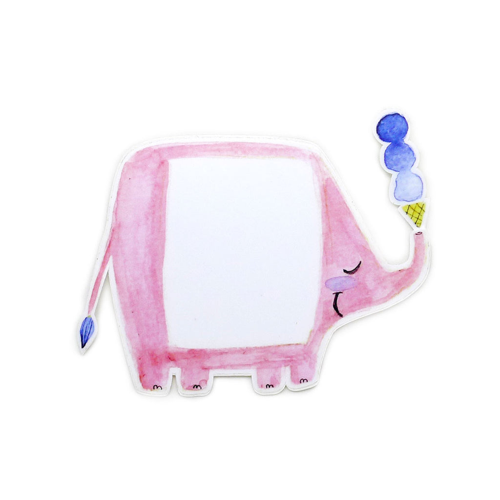 Elephant Ice Cream Vinyl Sticker