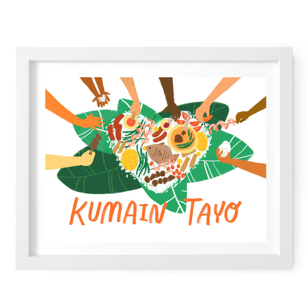 Kumain Tayo Art Print