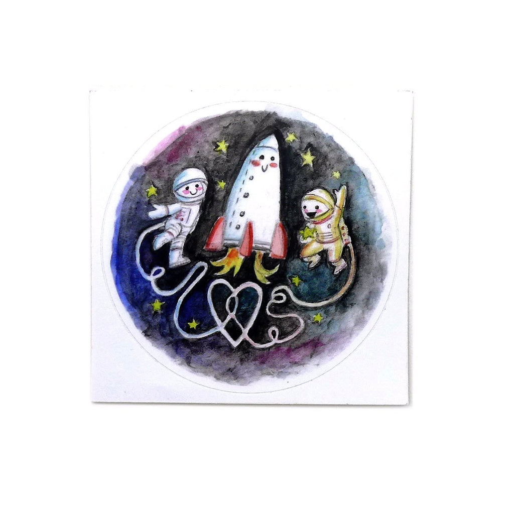 Cosmonaut Vinyl Sticker